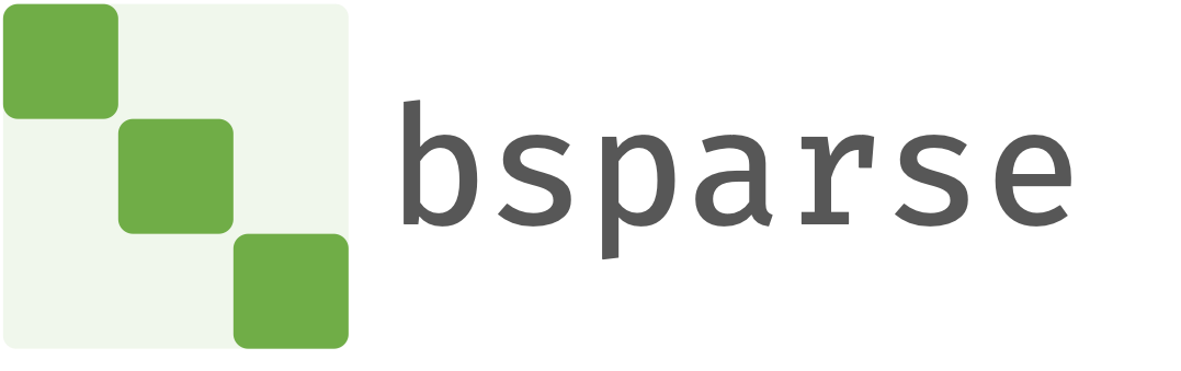 bsparse 0.1.3 documentation - Home